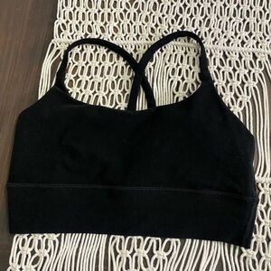Women's Black Sports Bra